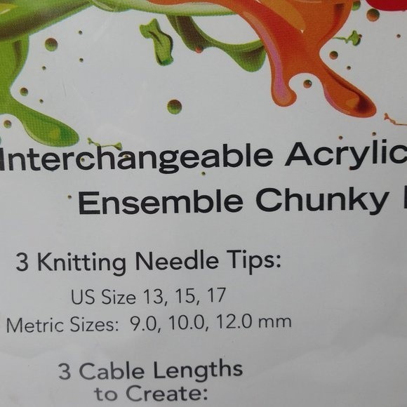 Interchangeable Acrylic Knitting Needle Chunky Set - Picture 6 of 9